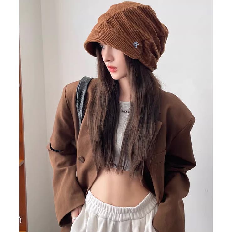 コーデュロイ ツバ付きキャスケット 小顔 | Miniministore | 詳細画像2 