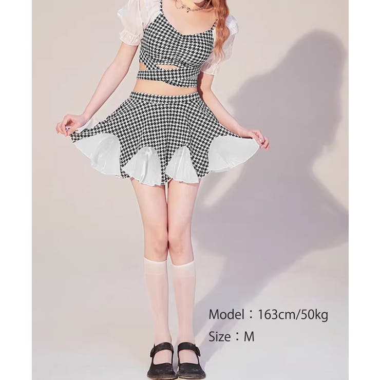千鳥格子 セパレート水着 レディース夏海 | Miniministore | 詳細画像4 