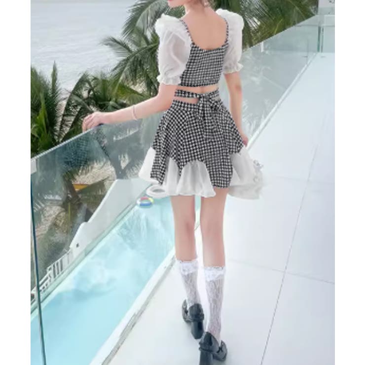 千鳥格子 セパレート水着 レディース夏海 | Miniministore | 詳細画像7 