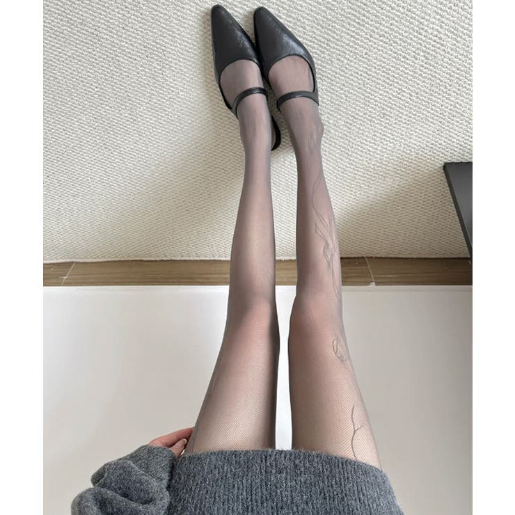 シアー リボンタイツ 美脚 ストッキング | Miniministore | 詳細画像19 