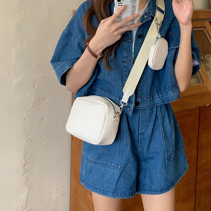 ショルダーバッグ・ポシェット V73 Women Messenger Bags 73BS8BN02MARGARETPANNA White ショルダーバッグ チェーン レディース 2way 通販 チェーン