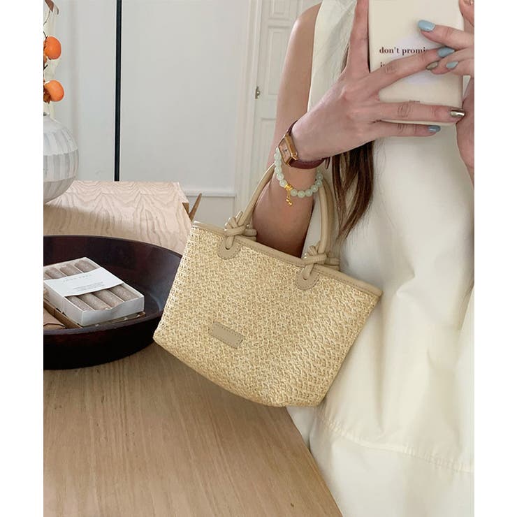 ベージュ | ミニカゴバッグ ショルダーバッグ ミニ鞄 | SUNSHINE CLOSET