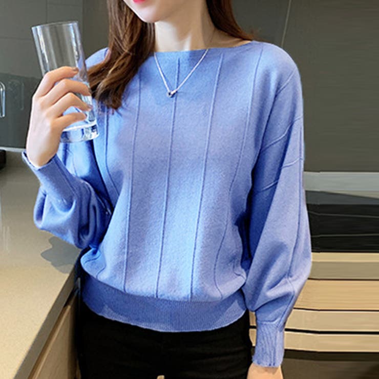 ニットトップス きれいめ 体型カバー大人[品番：II000007981]｜Miniministore（ミニミニストア）のレディース ファッション通販｜SHOPLIST（ショップリスト）