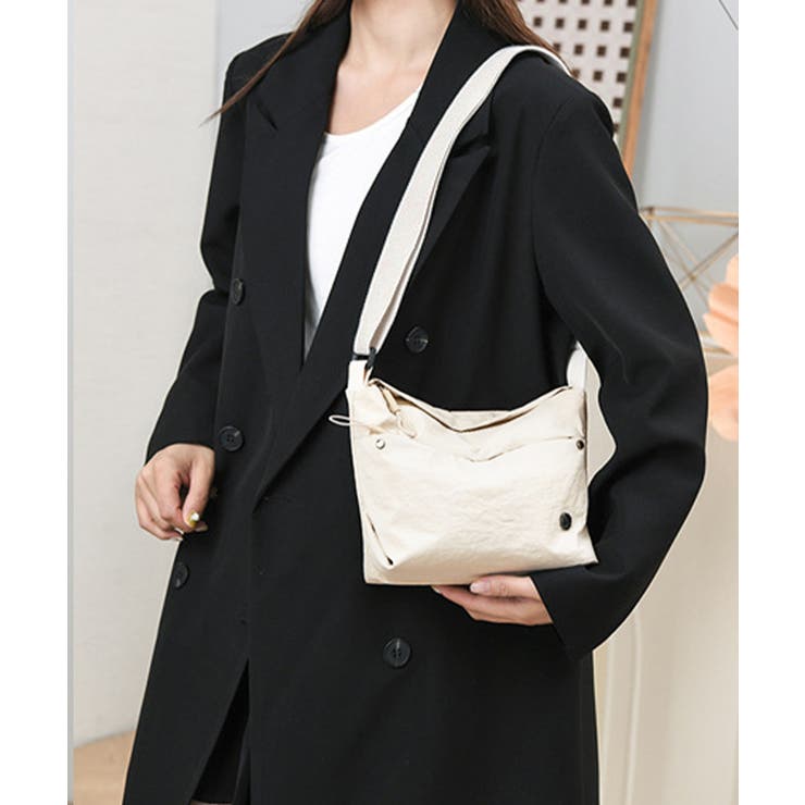 アイボリー | ミニショルダーバッグ 軽量斜めがけバッグ | Miniministore