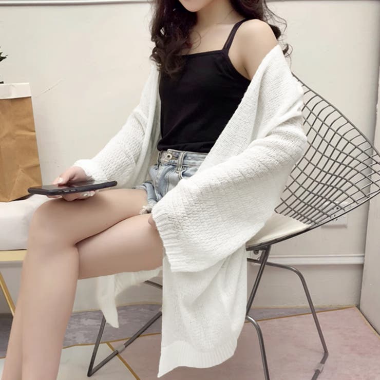 オフホワイト | トッパーカーディガン レディース春夏薄手 | Miniministore