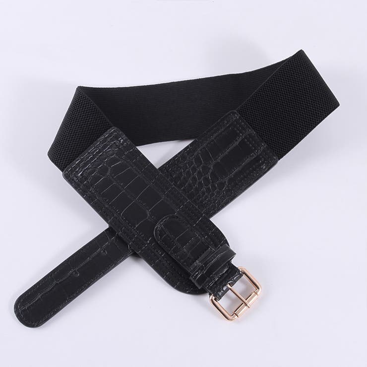 B（型押しあり） | バックルベルト レディース PUレザー | Miniministore