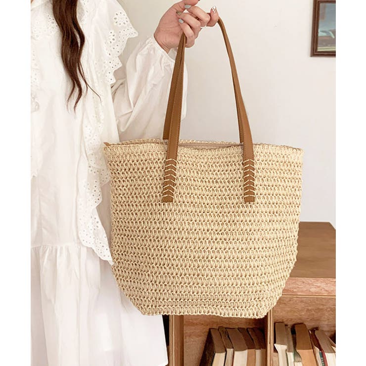 ストローバッグ 大容量麦わらバック夏祭り | Miniministore | 詳細画像4 