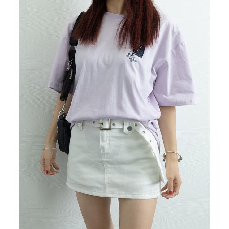 Tシャツ英文字 ロゴプリント半袖Tシャツ | Miniministore | 詳細画像10 