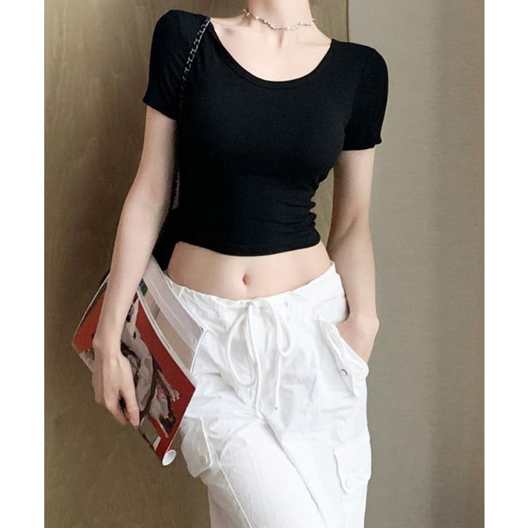 背中あきトップス カップ付き ブラトップ | Miniministore | 詳細画像4 