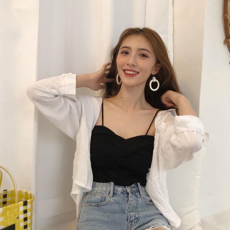 キャミソール ビスチェ オフショルダー オフィスカジュアル | Miniministore | 詳細画像3 