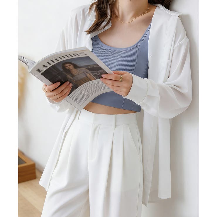 シャツブラウス ゆったり トップス 長袖 | Miniministore | 詳細画像14 