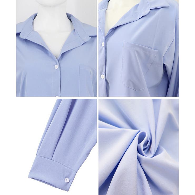 シャツブラウス ゆったり トップス 長袖 | Miniministore | 詳細画像21 