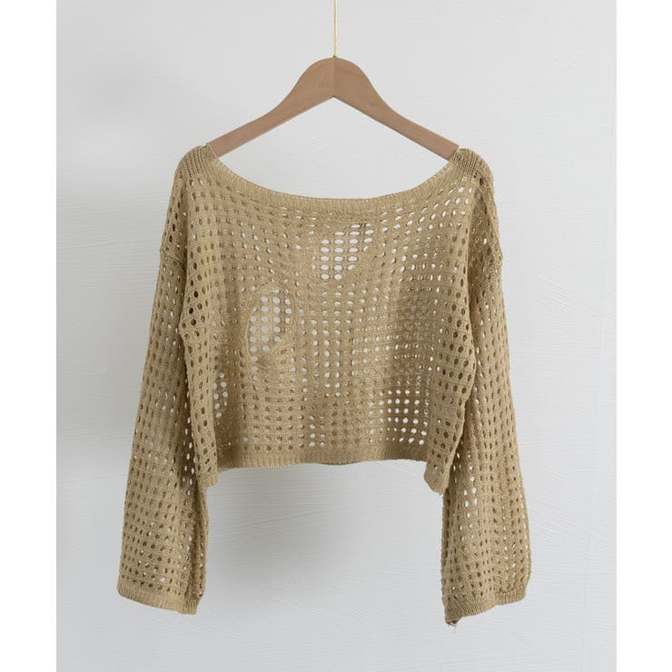 メッシュ編み サマーニット レディース夏 | Miniministore | 詳細画像10 