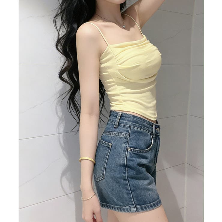 カップ付きキャミソール インナーギャザー | Miniministore | 詳細画像10 