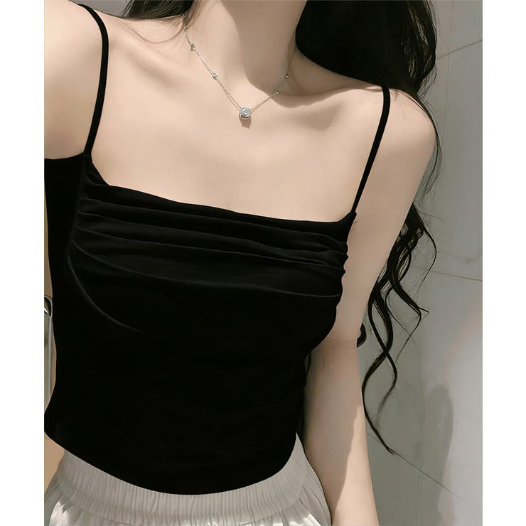 カップ付きキャミソール インナーギャザー | Miniministore | 詳細画像5 