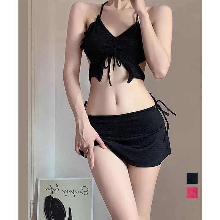 ビキニ水着3点セット セパレートギャザー | Miniministore | 詳細画像1 
