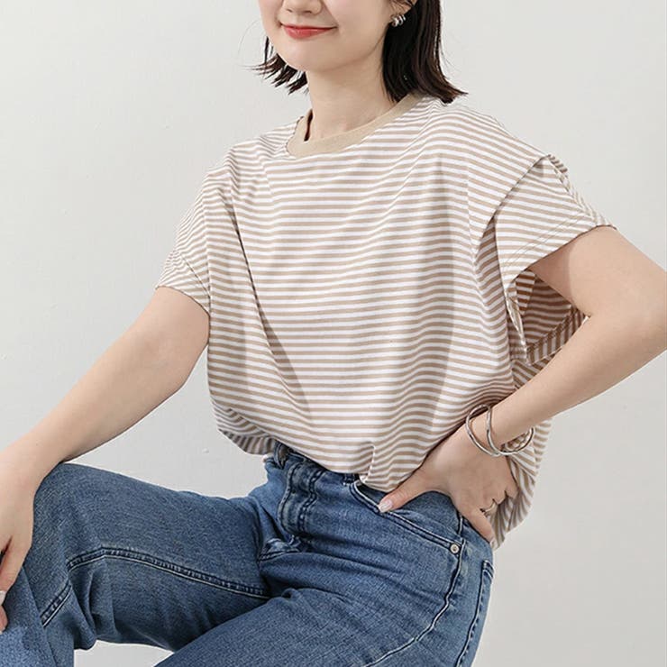 ショルダータックTシャツ レディース半袖 | Miniministore | 詳細画像12 