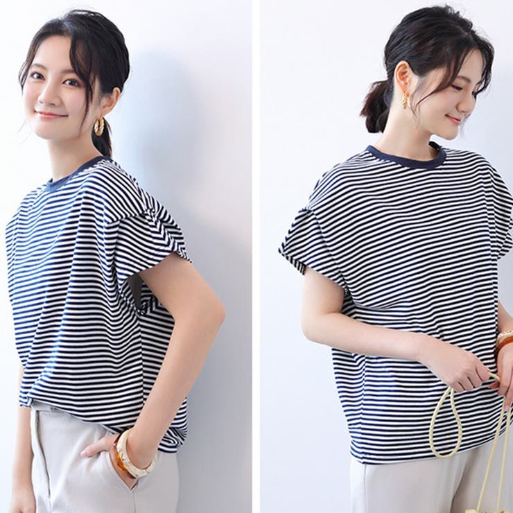 ショルダータックTシャツ レディース半袖 | Miniministore | 詳細画像15 