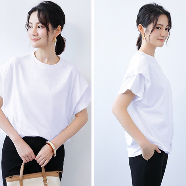 ショルダータックTシャツ レディース半袖 | Miniministore | 詳細画像9 