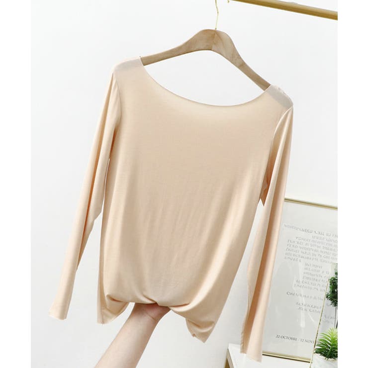 レディースインナー長袖 タイトカットソー | Miniministore | 詳細画像17 