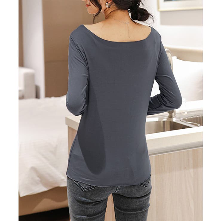 レディースインナー長袖 タイトカットソー | Miniministore | 詳細画像3 