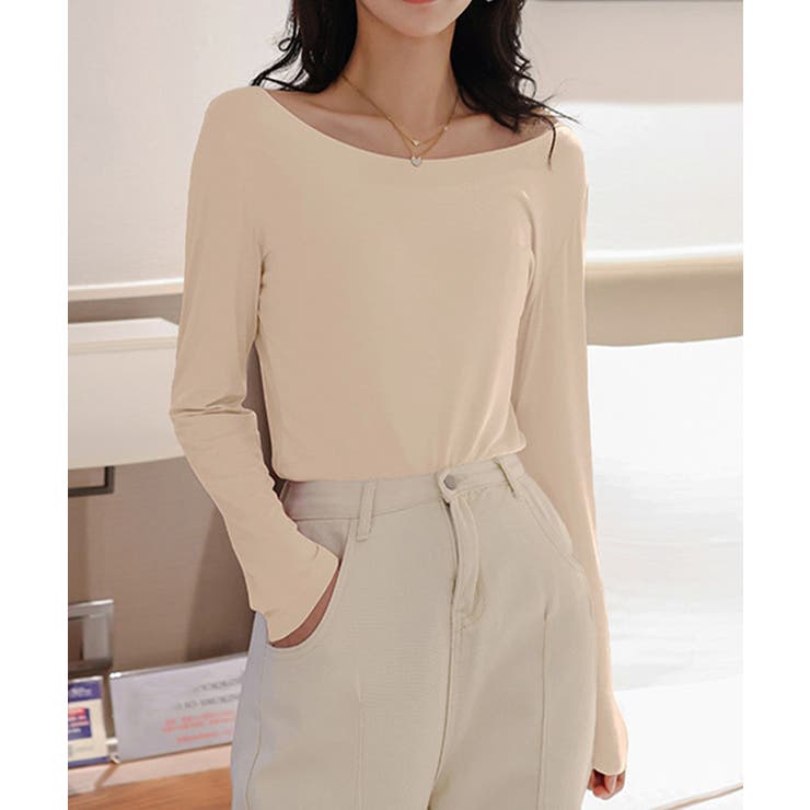 レディースインナー長袖 タイトカットソー | Miniministore | 詳細画像7 