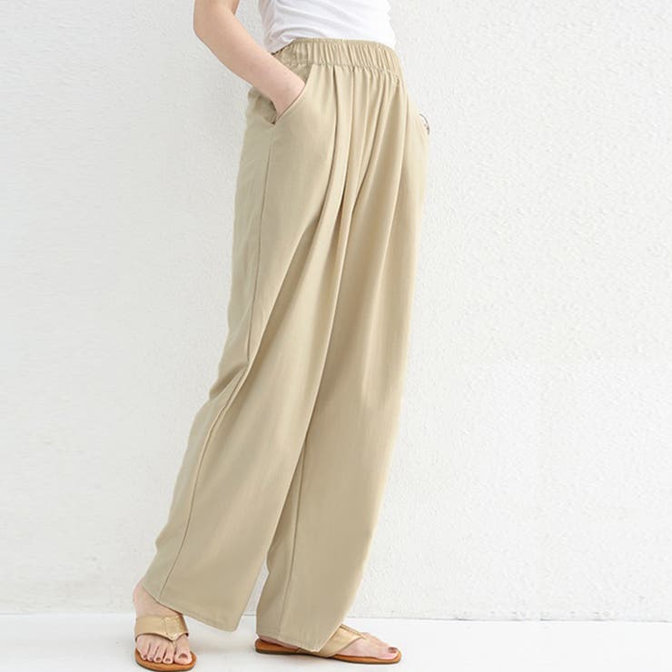 ワイドパンツレディース 体型カバーパンツ | Miniministore | 詳細画像6 