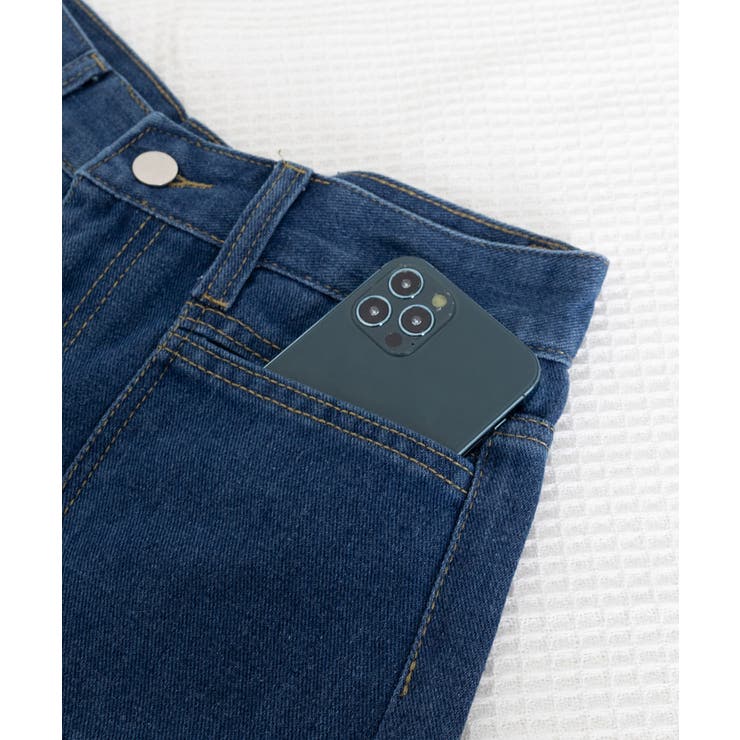 デニムショートパンツ ハイウエスト美脚夏 | Miniministore | 詳細画像17 