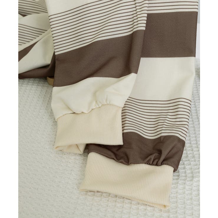 ボーダー柄Ｔシャツカットソープルオーバー | Miniministore | 詳細画像15 