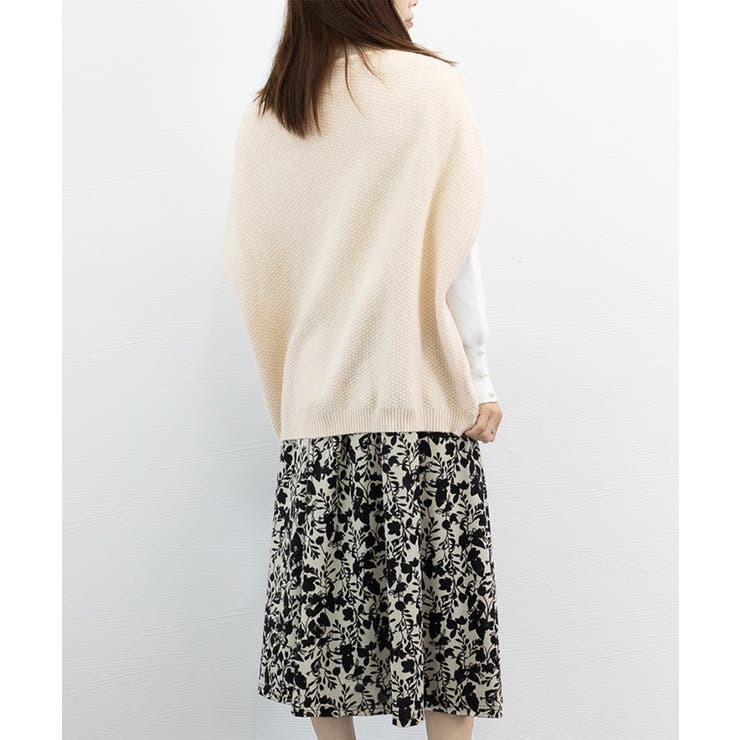 ニットベスト ジレ タートルネック重ね着 | Miniministore | 詳細画像10 