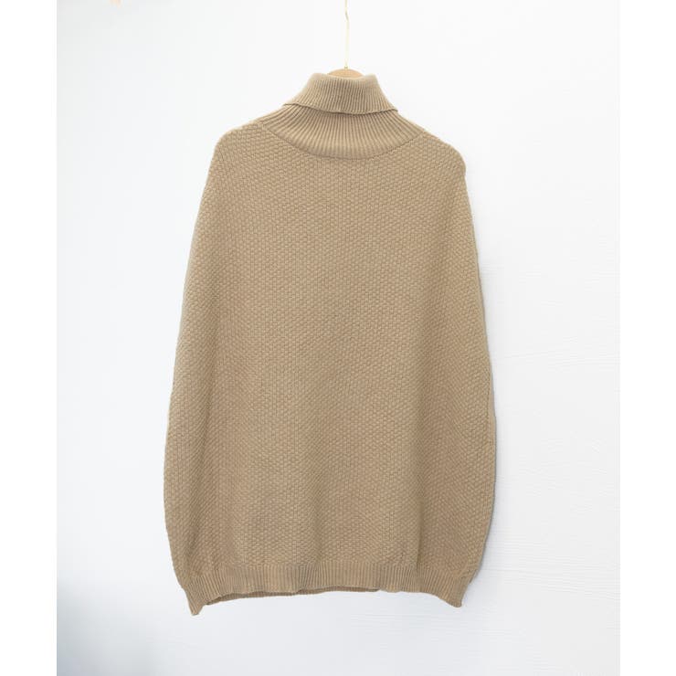 ニットベスト ジレ タートルネック重ね着 | Miniministore | 詳細画像15 