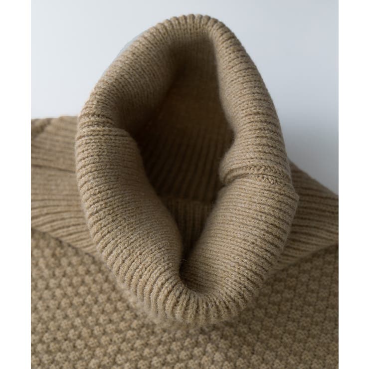 ニットベスト ジレ タートルネック重ね着 | Miniministore | 詳細画像17 