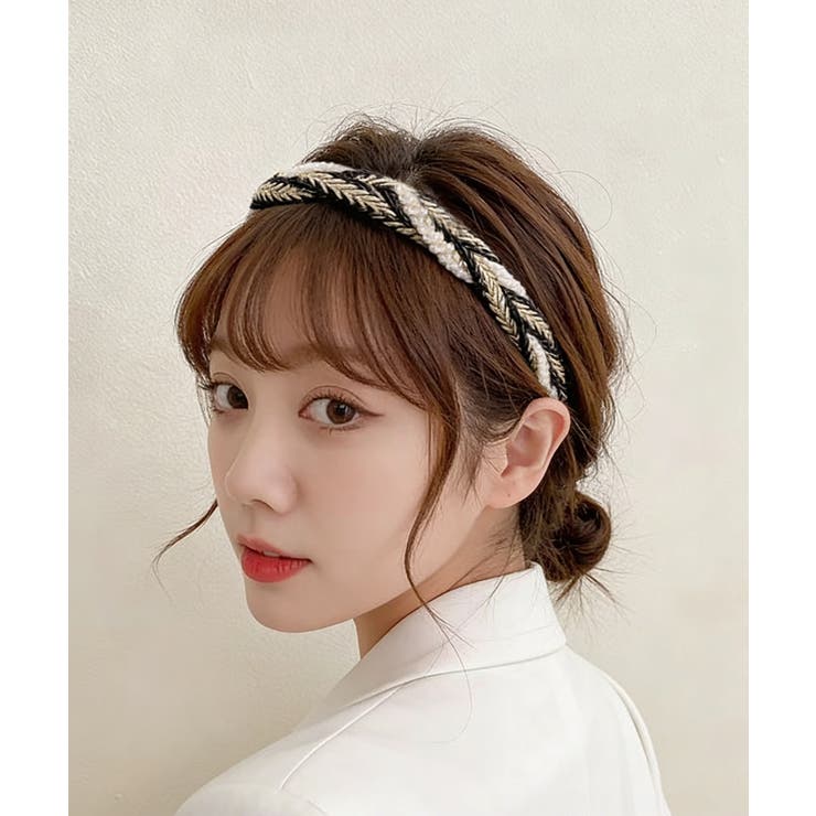 パールカチューシャ 三つ編み ヘアバンド | Miniministore | 詳細画像3 
