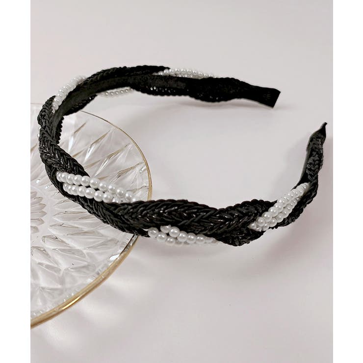 パールカチューシャ 三つ編み ヘアバンド | Miniministore | 詳細画像9 