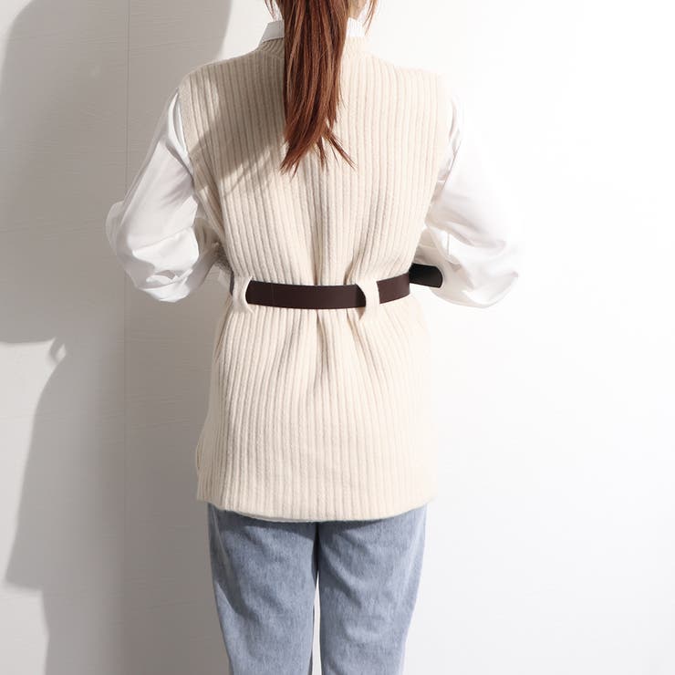[DINT] B3075 ストラップ セット ブラウス SUIT SQUARE 【スーツスクエア】レディース トップス フロント