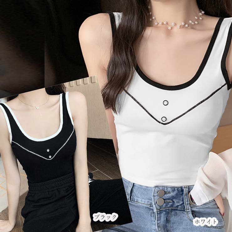 タンクトップ カップ付き へそ出し 可愛い 品番 Ii Miniministore ミニミニストア のレディースファッション通販 Shoplist ショップリスト
