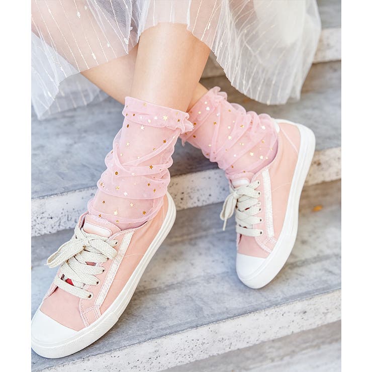 シースルーソックス 星柄シアー靴下春夏秋 | Miniministore | 詳細画像10 