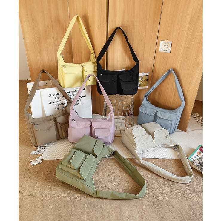 ショルダーバッグ 肩掛けナイロン鞄 軽量 | Miniministore | 詳細画像7 