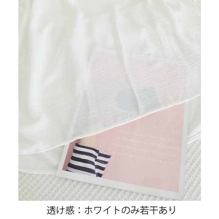 Vネックシャツブラウス 七分袖 ゆったり | Miniministore | 詳細画像20 