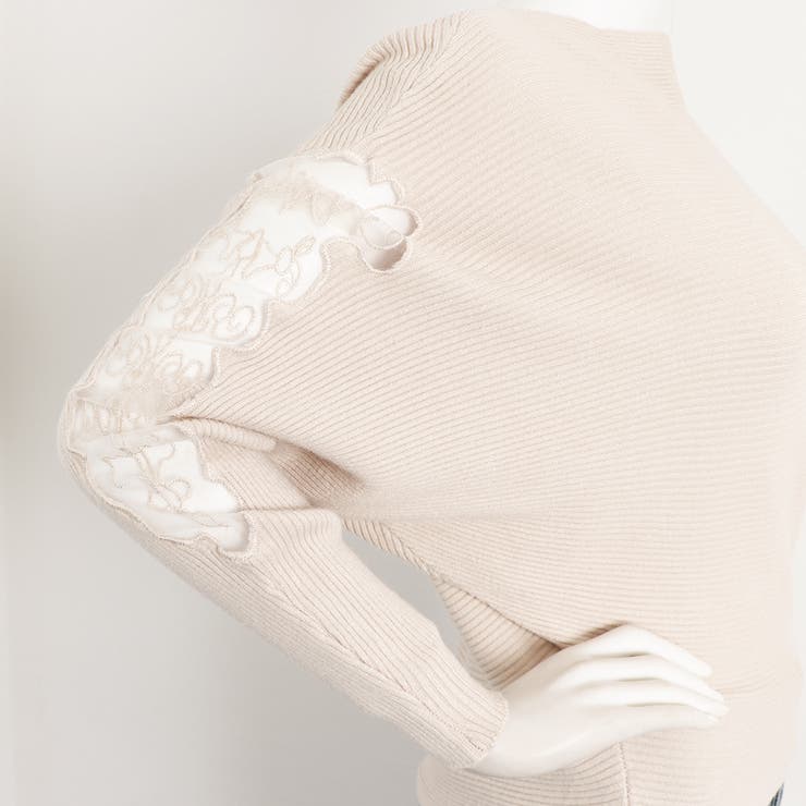 ドルマンニットトップス ボートネック上品 | Miniministore | 詳細画像16 