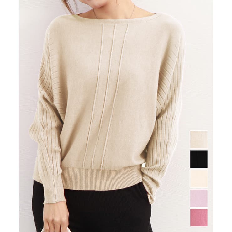 ニットトップスリブニットレディース春秋冬 | Miniministore | 詳細画像1 