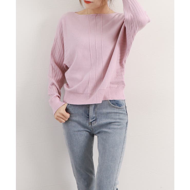 ニットトップスリブニットレディース春秋冬 | Miniministore | 詳細画像7 