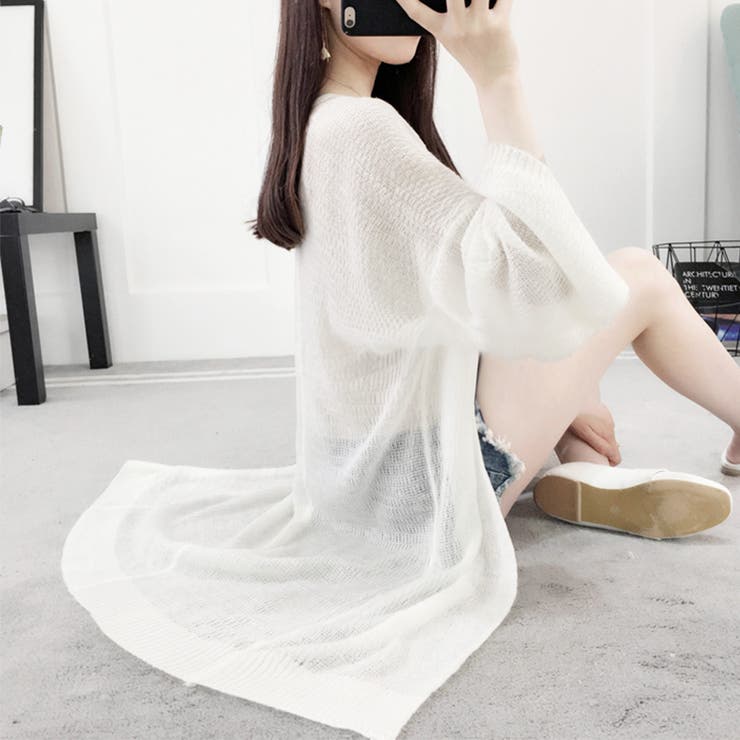 トッパーカーディガン レディース春夏薄手 | Miniministore | 詳細画像10 