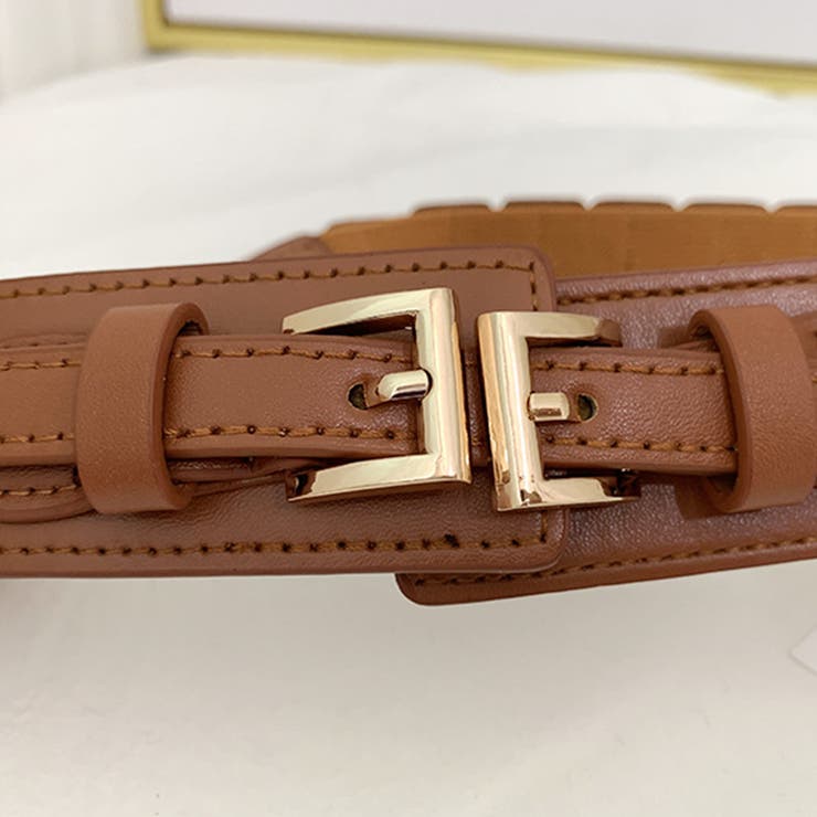 バックルベルト レディース ゴム PU | Miniministore | 詳細画像15 