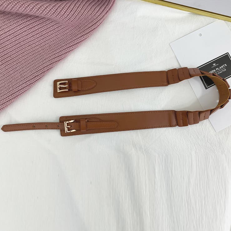 バックルベルト レディース ゴム PU | Miniministore | 詳細画像6 