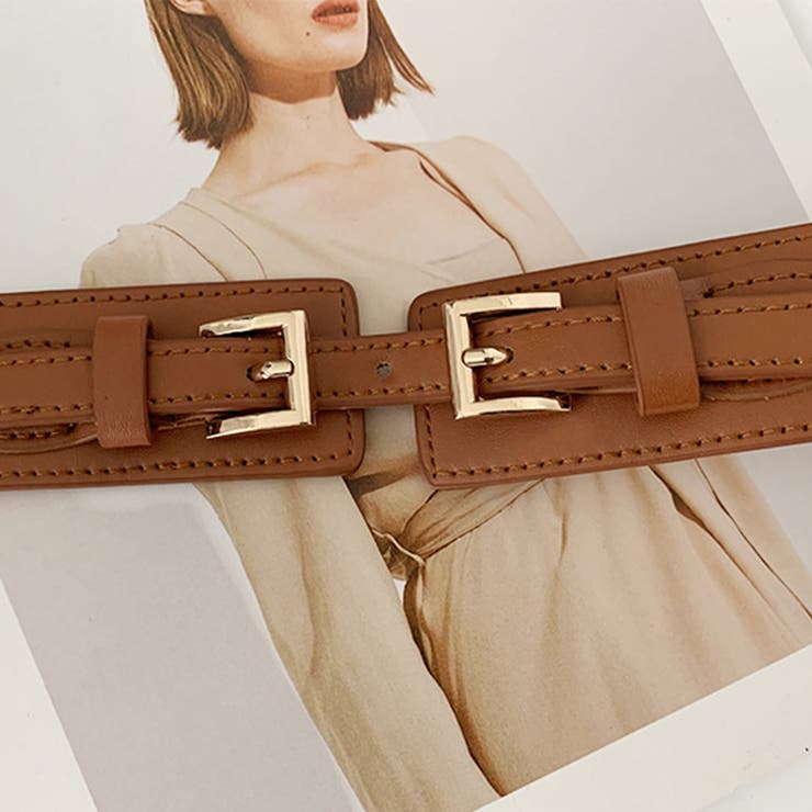 バックルベルト レディース ゴム PU | Miniministore | 詳細画像7 