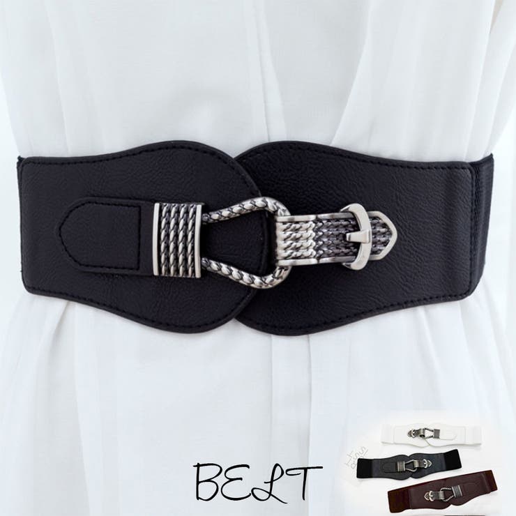 バックルベルト レディース ゴム 合金 | Miniministore | 詳細画像1 