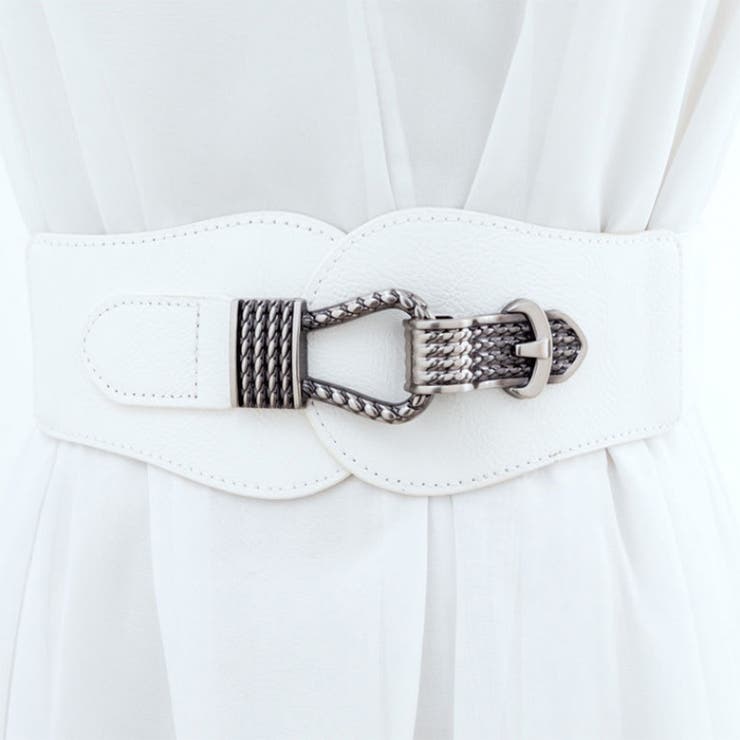 バックルベルト レディース ゴム 合金 | Miniministore | 詳細画像7 