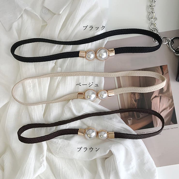 バックルベルト レディース ゴム仕様 | Miniministore | 詳細画像2 