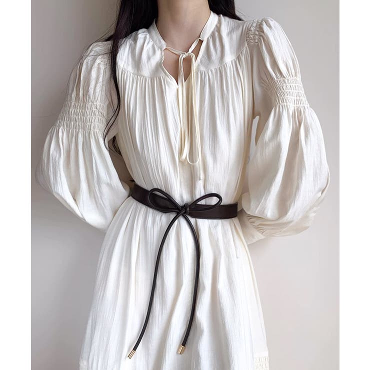 細ベルト リボン結び ウエストマーク | Miniministore | 詳細画像10 